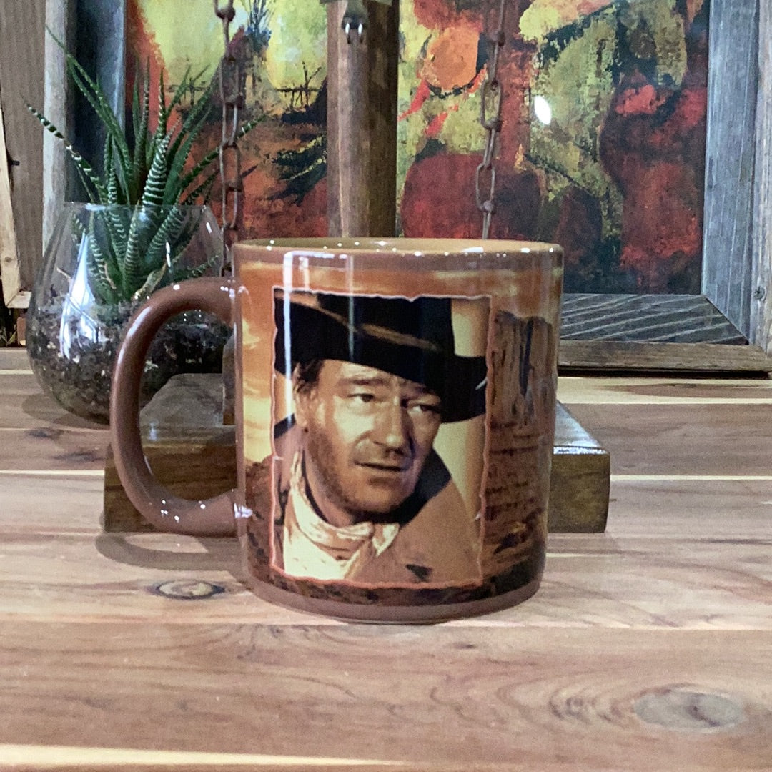 John Wayne Stainless Steel Coffee Mug – Ben Johnson Cowboy Museum