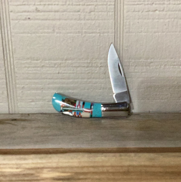 Turquoise Base Knife 3 inch long