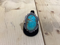 Kingman Turquoise Adjustable Ring Jewelry