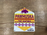 Aztec design Pawhuska, Ok Sticker