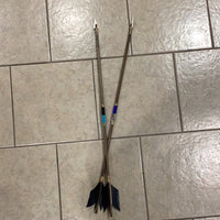 Arrow 2 1/2 feet long with beaded handle